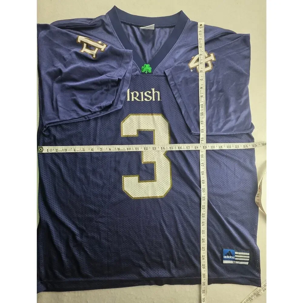 Adidas Joe Montana Fighting Irish Vintage Notre Dame Jersey 2001-02 Size XL